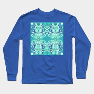 alien multiverse in crazy mad traveling to mictlan ecopop Long Sleeve T-Shirt